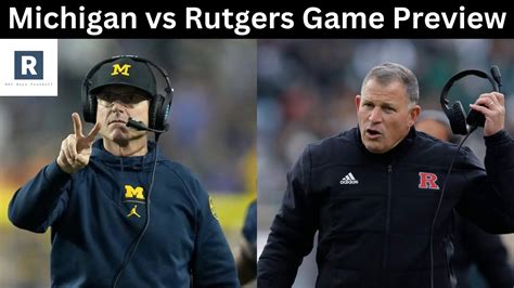 Michigan vs. Rutgers game preview, prediction .